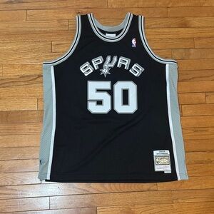 David Robinson ( The General) Black and Gray Spurs Jersey